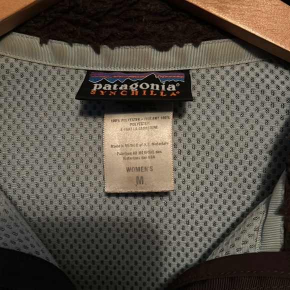 Patagonia Retro X Deep Pile Fleece Zip Front Jacket Brown Size M - Picture 2 of 3